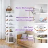 MODFU 7-stöckiges drehbares Schuhregal mit 360° Produktbild-Vorschau 8