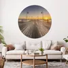 Samolepka na fotografiu Round MOLO Sunset 3D Náhľad obrázku produktu 2