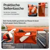 CASARIA® Sonnenliege Klappbar Wetterfest Gartenliege Mit Produktbild-Vorschau 4