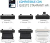 A collage of HP DesignJet printers and an ink cartridge, showing compatibility. Produktbild-Vorschau