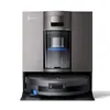 A robotic vacuum cleaner and its docking station are shown against a white background. Produktbild-Vorschau