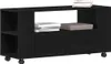 vidaXL TV skříňka s kolečky vzhled černý dub 102x34,5x43cm Náhled obrázku produktu 4
