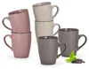 Set di 6 tazze da caffè in gres monocromatico moderno e Anteprima dell’immagine prodotto 1