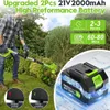 Kabellos Akku-Rasentrimmer mit Rädern, 2000 mAh, 650 W, Produktbild-Vorschau 4