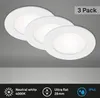 LED Einbauleuchte Badleuchte 3er Set IP44 7W weiß Produktbild-Vorschau 2
