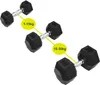 Sporttrend 24® Hexagon Hantel 1-50KG, Paar, verchromter Produktbild-Vorschau 15