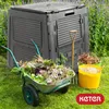 Kompostownik Keter E-compost 470L z podstawą czarny Podgląd zdjęcia produktu 9