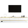Tavolo TV 200×40×40 cm, bianco lucido con spazio di Anteprima dell’immagine prodotto 10