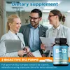 Vitamina B12 + L-5-metilfolato (120 capsule) Integratore Anteprima dell’immagine prodotto 6