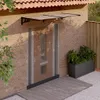 vidaXL Dveřní stříška černá 199x90 cm polykarbonát - Náhled obrázku produktu 8