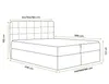 AX LIVING Boxspringbett 180x200 mit Bettkasten Dahlina Produktbild-Vorschau 3