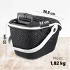Curver Transportbox 51 x 38 x 33 cm, Farbe:anthrazit Produktbild-Vorschau 25