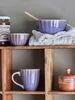 Bloomingville Becher LATINA Violett mit Henkel Tasse Produktbild-Vorschau 3
