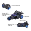D&I Spielzeugauto Spielzeugmotorrad 3in1 Katapult Rennbahn Produktbild-Vorschau 3
