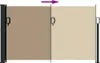 vidaXL Boční výsuvná markýza Taupe 117x300 cm Náhled obrázku produktu 5