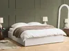 BELIANI Polsterbett Cremeweiß Bouclé Stoffbezug mit Produktbild-Vorschau 2