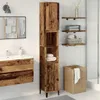 Badkamerkast 30x30x190 cm bewerkt hout oud houtkleurig Productafbeelding-voorbeeld 3