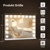 Puluomis make-up zrcadlo 80x60 cm, hollywoodské zrcadlo s Náhled obrázku produktu 5