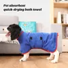 Hundebademantel aus Mikrofaser, Wickeltuch, super Produktbild-Vorschau 3
