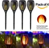4 pièces Lampes solaires d'extérieur Flamme de jardin IP65 Voir les images du produit 1