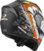 Casco Bogotto V128 Naga, nero opaco/arancione, taglia XL Anteprima dell’immagine prodotto 3