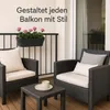 BigDean 4X Blumenkasten Balkongeländer 50cm Blumenkästen Produktbild-Vorschau 5