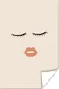 MuchoWow® Poster Pastell - Gesicht - Lippen 60x90 cm - Produktbild-Vorschau 1