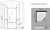 Fünfeck-Duschkabine FIVE 90 x 90 x 195 cm ohne Duschtasse Produktbild-Vorschau 5