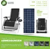 tillvex® Liegestuhl klappbar bis 200 kg Navyblau | Produktbild-Vorschau 7