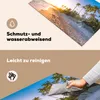 KitchenYeah© Herdabdeckplatte Palmen am Strand bei Produktbild-Vorschau 2