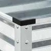 vidaXL Záhradný kvetináč 100 x 45 x 90 cm Pozinkovaná oceľ Náhľad obrázku produktu 6