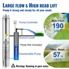 VEVOR 4" Tiefbrunnenpumpe 1100W Brunnenpumpe 190L/min Produktbild-Vorschau 12