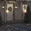 vidaXL LED-Weihnachtsstern mit Erdspieß Faltbar Weiß 57 cm Produktbild-Vorschau 2