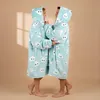 Lazy Robe Very Soft Bademantel Blue Cloud 100 cm Produktbild-Vorschau 11