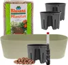 Leni Flori Jardiniere Blumentopf länglich 36 cm khaki / Produktbild-Vorschau 1