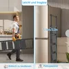 YARDIN Escabeau 4 marches pliable avec main courante, Voir les images du produit 3