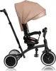 A studio shot of a beige and black Lionelo Tris Plus tricycle. Podgląd zdjęcia produktu