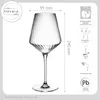 IMPERIAL glass Bordeauxgläser 6er Set – geriffelte Produktbild-Vorschau 4