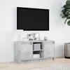 vidaXL TV skrinka s LED osvetlením betónová sivá 100x34x50 Náhľad obrázku produktu 4