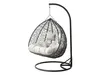 A hanging egg chair with cushions on a white background. Náhled obrázku produktu