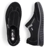 Rieker Damen Slipper en cuir véritable noir, Damen:39 EU Voir les images du produit 5