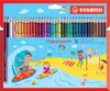 Crayon de couleur aquarelle - STABILO aquacolor - paquet de Voir les images du produit 1