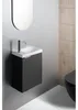 Sapho AGOS wastafel van gietmarmer, zonder overloop, 40x22 Productafbeelding-voorbeeld 2