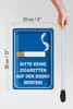 Blechschild Hinweis 20x30cm bitte keine Zigaretten Produktbild-Vorschau 6