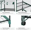 Mobilní fóliový skleník se 3 policemi 69x49x133cm - Náhled obrázku produktu 6