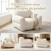 Pouf géant pour adulte, rembourrage en mousse déchiquetée, Voir les images du produit 4