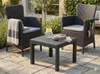 Allibert Lounge-Balkon-Möbel Salvador  3-tlg.-Set, Grau Produktbild-Vorschau 5