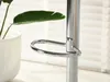 Designová barová židle KRISMAR - šedá / chrom Náhled obrázku produktu 11