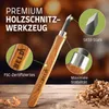 HOLZHELD Schnitzwerkzeug und Schnitzrohling (17-teilig) in Produktbild-Vorschau 6