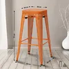 Kovová barová židle Fletcher (SET 4 ks) - Oranžová Náhled obrázku produktu 2